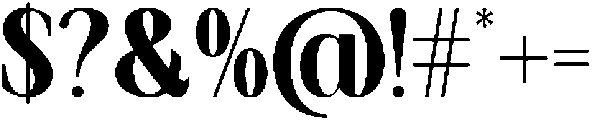 OV Vedora Regular otf (400) Font OTHER CHARS