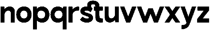 OV movga Bold otf (700) Font LOWERCASE