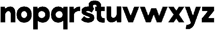 OV movga Extra Bold otf (700) Font LOWERCASE