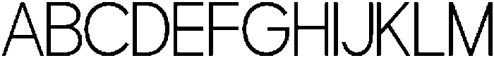 OV movga Extra Light otf (200) Font UPPERCASE