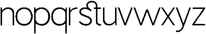 OV movga Extra Light otf (200) Font LOWERCASE