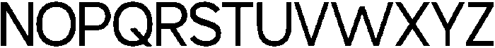 OV movga Regular otf (400) Font UPPERCASE