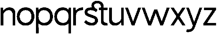 OV movga Regular otf (400) Font LOWERCASE