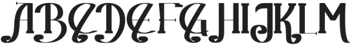Ovalie Regular otf (400) Font UPPERCASE