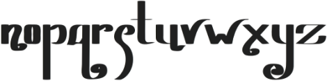 Ovalie Regular otf (400) Font LOWERCASE