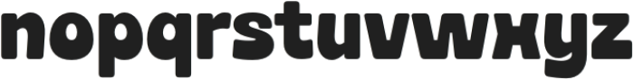 Oven Bake Regular otf (400) Font LOWERCASE