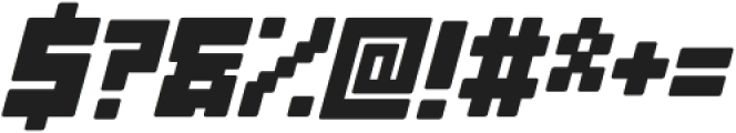 Over Pixel Italic otf (400) Font OTHER CHARS