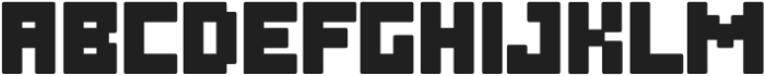 Over Pixel Regular otf (400) Font UPPERCASE