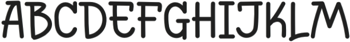 OverTimeRegular otf (400) Font UPPERCASE