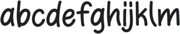 OverTimeRegular otf (400) Font LOWERCASE