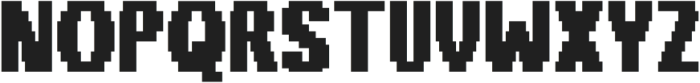 Overbit-Regular otf (400) Font UPPERCASE