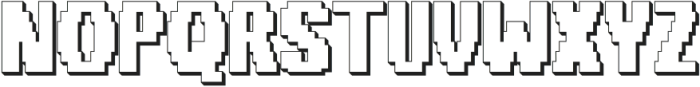 Overbit Shadow otf (400) Font UPPERCASE