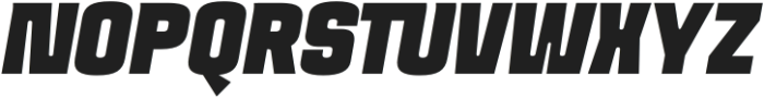 Overblox Extrablack Italic otf (900) Font UPPERCASE