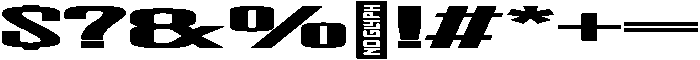 Overcast Sans Super Wide otf (400) Font OTHER CHARS