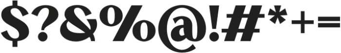Oversized-Regular otf (400) Font OTHER CHARS