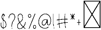 Overthinker Regular otf (100) Font OTHER CHARS