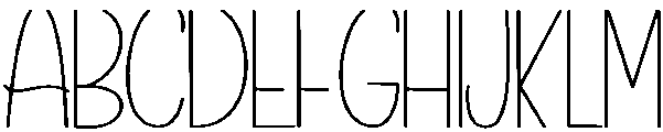 Overthinking Regular otf (100) Font UPPERCASE