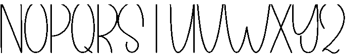 Overthinking Regular otf (100) Font LOWERCASE
