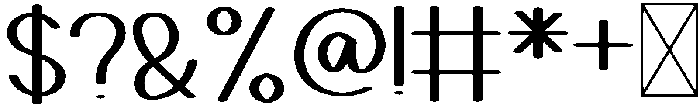 Overthinking Regular otf (100) Font OTHER CHARS