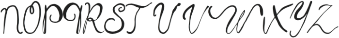 Overture Regular otf (400) Font UPPERCASE
