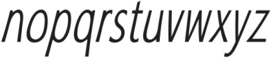 OvoidShape Italic otf (400) Font LOWERCASE