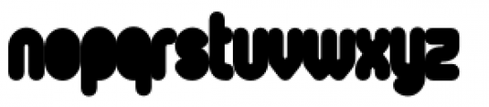 Oval Black Font LOWERCASE