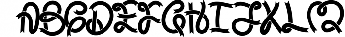 Overlap Ribbon - A Monogram Font for Multiple Usage Font LOWERCASE