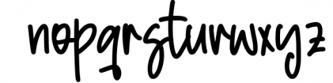 Overriding - Modern Handwritten Font Font LOWERCASE