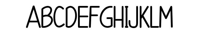 OVERUNDER - Personal Use Font UPPERCASE