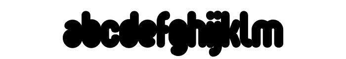 Oval-Black Font LOWERCASE