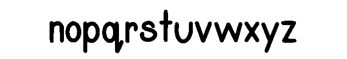 Oval Outlooks Regular Font LOWERCASE