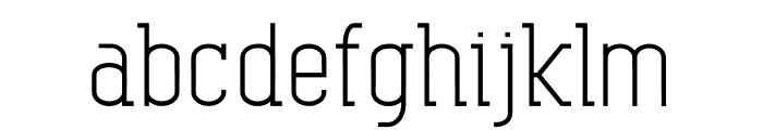 Oval_Egyptian Font LOWERCASE