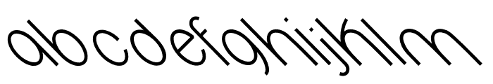 Oval Font LOWERCASE