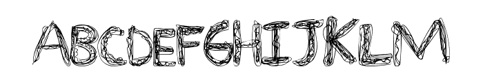 OverScribble Font LOWERCASE