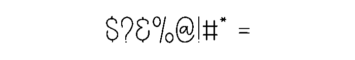 Overcome Font OTHER CHARS
