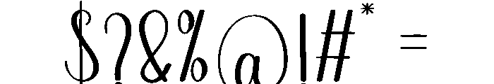 Overlay Font OTHER CHARS