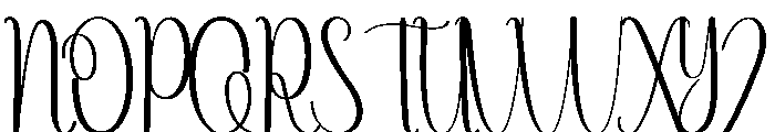 Overlay Font UPPERCASE