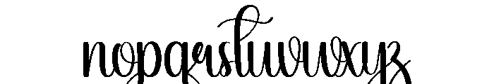 Overlay Font LOWERCASE