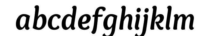 Overlock Bold Italic Font LOWERCASE