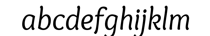 Overlock-Italic Font LOWERCASE