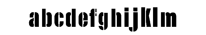 Overlord Stencil Regular FONT