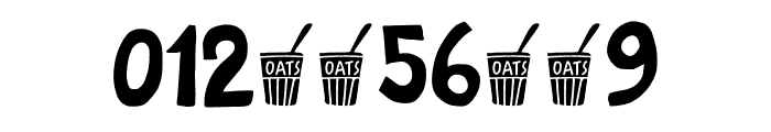 Overnight Oats DEMO Regular Font OTHER CHARS