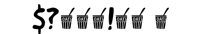 Overnight Oats DEMO Regular Font OTHER CHARS