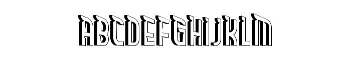 Overnight Regular Font LOWERCASE