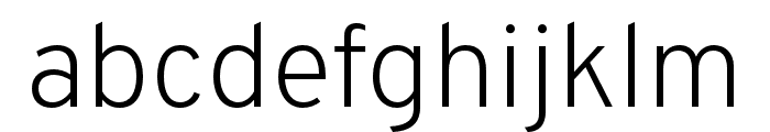 Overpass-ExtraLight Font LOWERCASE