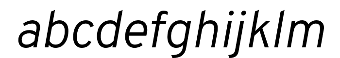 Overpass Light Italic Font LOWERCASE