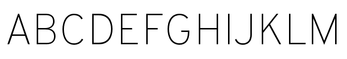 Overpass-Thin Font UPPERCASE
