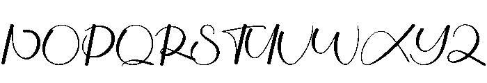 Overthink1 Font UPPERCASE