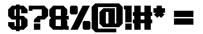 Overthrow Oligarchy Regular Font OTHER CHARS