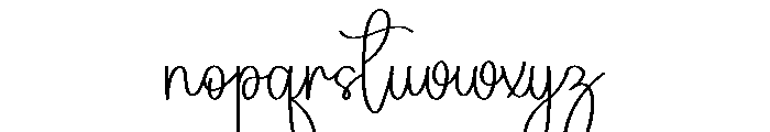 Overtime Font LOWERCASE